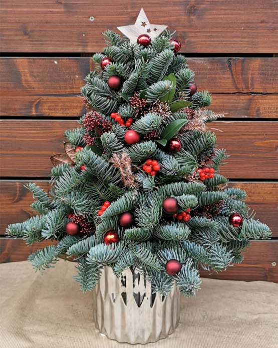 Aranjamente florale - Brăduț Crăciun 45cm